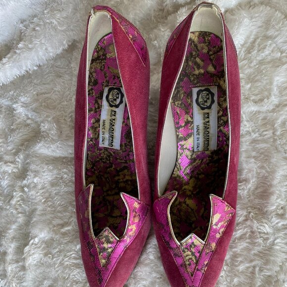 EL VAQUERO VINTAGE PURPLE SUEDE 6.5 - Picture 3 of 5